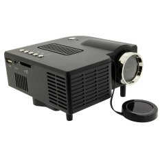 UC28 HD1080P Mini Home Cinema Theater Multimedia Projector USB AV TV VGA HDMI (Black) - Intl