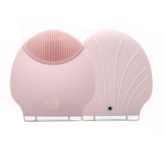 Ultrasonic Wave Shock Silica Gel Wash Brush Electric Beauty Equipment Waterproof Cleansing Instrument (Intl)