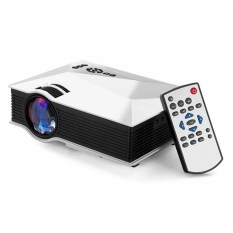 UNIC UC46 Mini Portable Projector 1080P 800 x 480 HD Digital LCD/LED Multimedia Home/Office Theater Game Proyector Support Wifi White