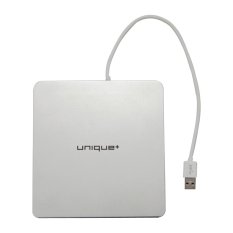 uNiQue USB 3.0 Velocity Speed DVD-RW External Portable Slim - Putih
