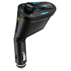 Universal Car Kit MP3 Player FM Transmitter Modulator with USB and SD Card Slot - Hitam