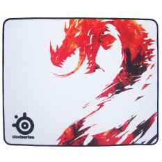 Universal Mouse Pad Gaming Steel Series Lebar 45 x 35cm – Putih Merah