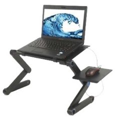 Universal Portable Laptop Table with Mouse Desk Length 42cm - A-LDM-42B - Black