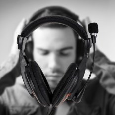 Universal Stereo game Headsets Headband Headphone with Mic for Computer PC (Intl)