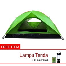Universal Tenda Dome Double Layer Kapasitas 3 Orang