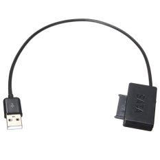 USB 2.0 to 7+6 13Pin Slimline SATA CD DVD Rom Drive Cable Lead Adapter Converter- Intl