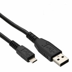USB 2.0 to Micro USB Cable High Quality for Smartphone Action Camera Xiaomi Yi Etc - 1m - Black