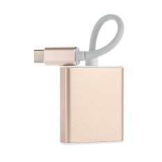 USB 3.1 Type C to VGA Converter Adapter 1080Pp for MacBook ChromeBook Pixel Letv Other USB-C Devices - Intl
