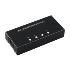 USB 7.1 Channel 3D External Sound Box Sound Cards (Intl)