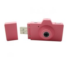 USB Eazzzy Mini Digital Camera - 2MP - Pink