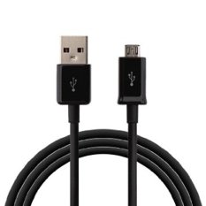 USB Micro Port USB Data Cable for BlackBerry, Sony Ericsson, Samsung, LG, Nokia, HTC - 1m - Hitam