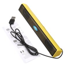 USB Multimedia Music Mini Speaker For Computer Laptop Yellow