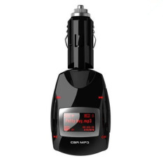 USB2.0 Car MP3 Player LCD 3.5mm FM Transmitter Modulator SD + Remote Red (Intl)