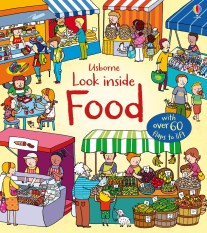 Usborne Look Inside Food (Buku Edukasi Bahasa Inggris Import Anak)