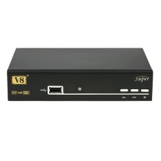 V8 Super DVB S2 TV Receiver Set-up Box Support PowerVu Biss Key Cccamd Newcamd Youtube Youporn EU Plug - Intl