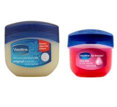 Vaseline Paket (Pure Petroleum Jelly 212gr + Lip Therapy Rose Lips 7gr)