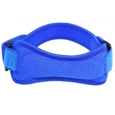 Velcro Kneepad Sport Knee Protector Leg Warmer Blue (Intl)--TC