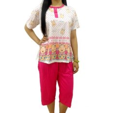 Vibelle Shop Baju Tidur Setelan 300358 - Pink