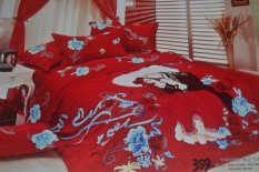 Visonda - Sprei Dan Bedcover Organik Love - King size
