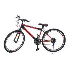 Viva Cycle Titan 26" Hi-Ten Sepeda Gunung 18sp Shimano - Merah-Hitam - Gratis Pengiriman JABODETABEK