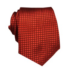 VM Dasi Fashion Polos Kotak Halus Merah - Slim Ties