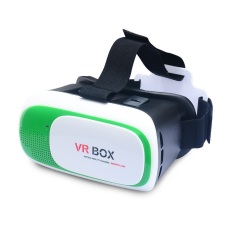 VR Virtual Reality Headset 3D Video Movie Game Glasses For 4.7~6 inch IOS Android Smartphones iPhone 6 plus Samsung Galaxy S6 Edg (GREEN) - INTL
