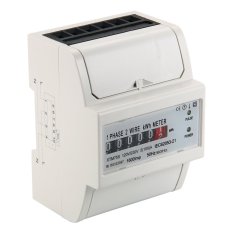 Watt Hour KWH Meter Digital Single Phase 2 Wire 230V 5(100)A SO DIN Rail BI104-SZ (Intl)