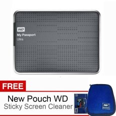 WD My Passport Ultra - 2TB - Titanium + Free New Pouch WD Original + Sticky Screen Cleaner