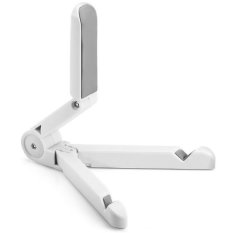 White Universal Adjustable 7-10 Inch Tablet Holder Foldable Desk Stand For Apple Ipad Mini/4/32/1 Samsung Tab Laptop Notebook - Intl