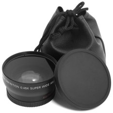 Wide Angle and Macro Lens + Black Lens Pouch for Nikon LF036-SZ (Black) - Intl