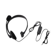 Wired Gaming Headset Headphone Microphone Mic Chat for for Play Station 4 (Intl)