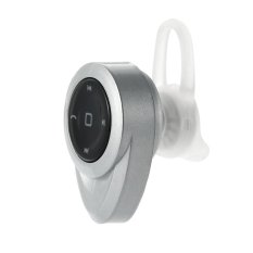 Wireless Bluetooth Headset In-ear Bluetooth V4.1 Mono Headphone Sweat-proof Sport Music Earphone Hands-free with Mic Silver for iPhone 6s 6 Samsung S6 Note 5 All Bluetooth-enabled Devices (Intl)