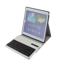 Wireless Bluetooth Keyboard Stand Case Cover Pu leather For Samsung GALAXY note 10.1 inch p600 t520 Tablet White