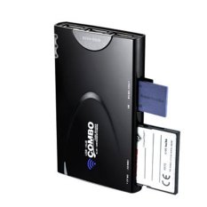 Wireless Card Reader with Wi-Fi and USB Hub - WDM-X5 - Hitam