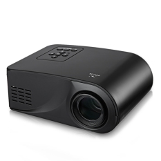 X6 Mini Portable Multimedia LCD Projector Full HD 1080P 480 x 320 Pixels Video Home Theater (Black) – US Plug