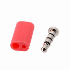 Xiaomi Mikey Mi Key Smart Key Quick Button Plug 3.5mm Jack with cable-free Earphone Clip (Red) (Intl)