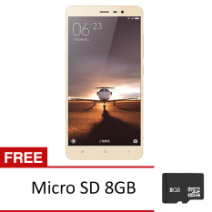 Xiaomi Redmi Note 3 Pro - RAM 3GB - ROM 32GB - Gold - GRS Distributor + Bonus MMC 8GB
