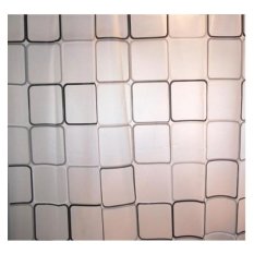 Xoxo Corner Gorden Penutup Shower Kamar Mandi Kotak2 - Hitam