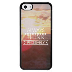 Y&M Always Think Positively Pattern Case For iPhone 5/5s Phone Case (Multicolor)