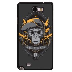 Y&M Blackout Monkey Original Pattern Cover Case For Samsung Galaxy Note 2 Phone Case (Multicolor) - Intl