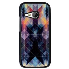 Y&M Cell Phone Case For HTC One M8 Mini Clear Printed Cover (Multicolor)