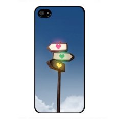Y&M Heart Traffic Lights iPhone 5/5s Phone Case (Multicolor)