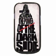 Y&M Know The Power Of The Dark Side Pattern Mobile Phone Cases For Samsung Galaxy S3 Mini (Multicolor) - Intl