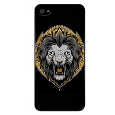 Y&M Lion Head Phone Case for Iphone 5/5S (Multicolor)