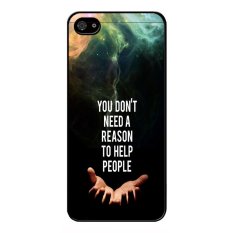 Y&M No Reason To Help People Phone Case for iPhone 5/5S (Multicolor)