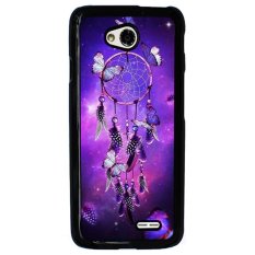 Y&M Purple Dream Cather Butterfly Phone Case for Lg L70 Black