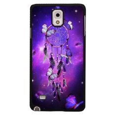 Y&M Purple Dream Cather Butterfly Phone Case for Samsung Galaxy Note 4 Black/Purple