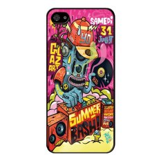 Y&M Summer Bash Cartoon Pattern Cell Phone Cases For iPhone 5/5s (Multicolor)