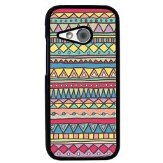 Y&M Tribal Geometry Pattern Cover For HTC One M8 Mini Phone Case Multicolor - Intl