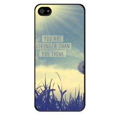 Y&M You are Stronger Than You Think Back Case for iPhone 5/5s (Multicolor)